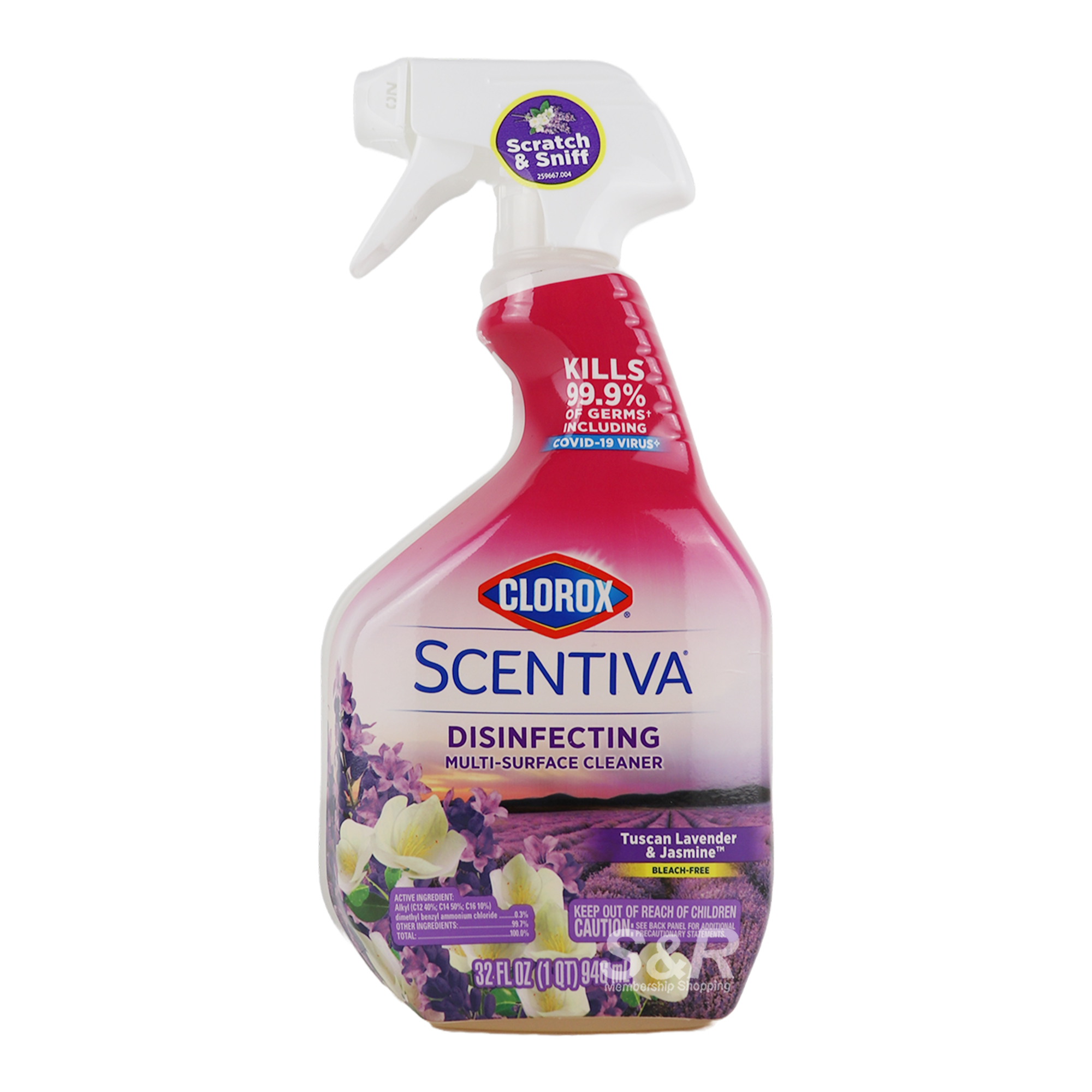 Clorox Scentiva Disinfecting Multi-Surface Cleaner 946mL Clorox Scentiva Disinfecting Multi-Surface Cleaner 946mL